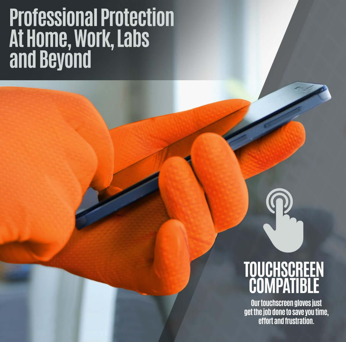 Disposable Gloves TouchScreen Compatible
