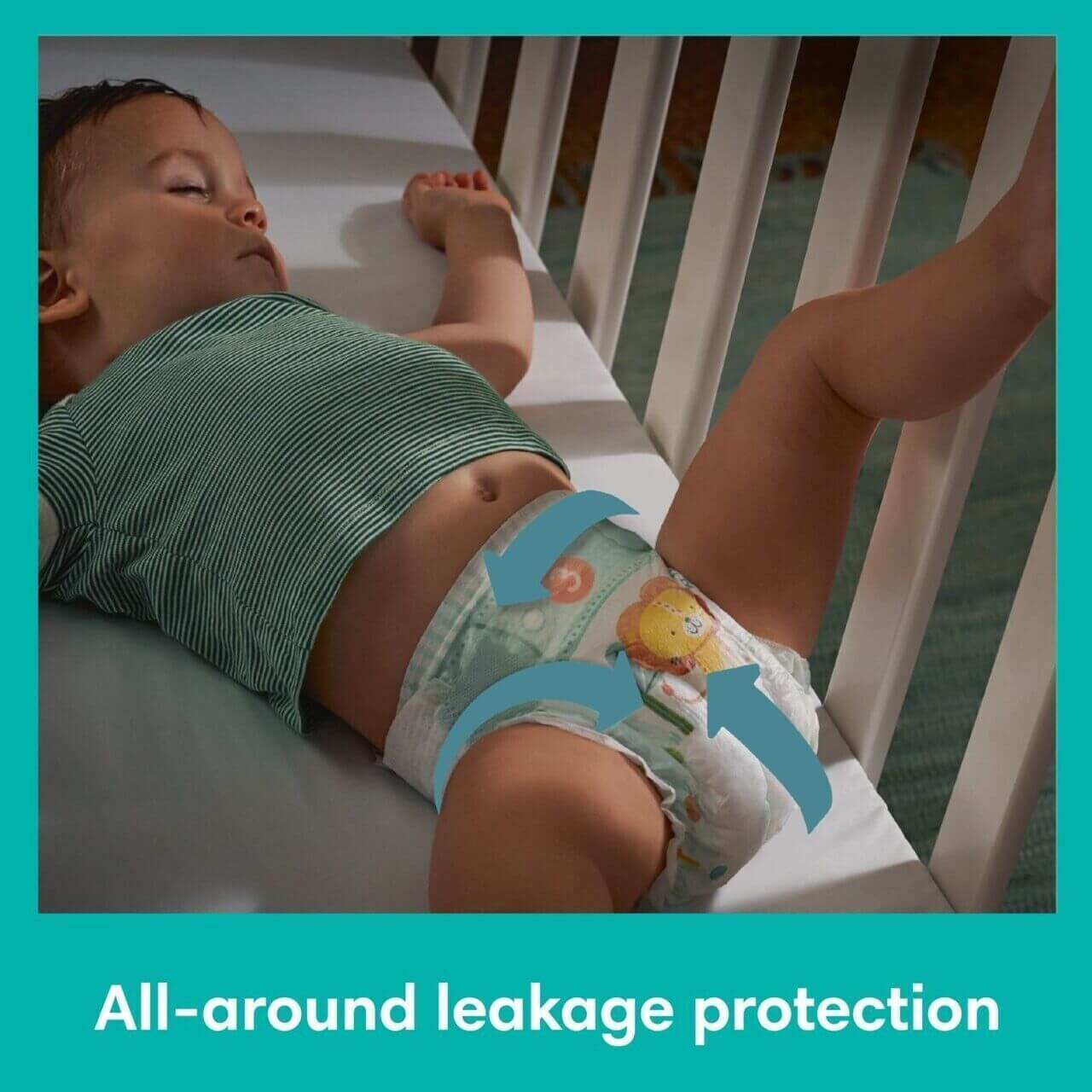 Pampers All Round Leakage Protection 